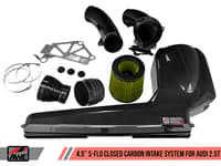 awe tuning audi rs3 / tt rs s-flo closed carbon fiber intake 2660-15050