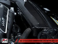 awe tuning audi rs3 / tt rs s-flo closed carbon fiber intake 2660-15050