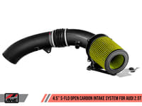 awe tuning audi rs3 / tt rs s-flo open carbon fiber intake 2660-15048