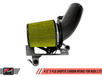awe tuning audi rs3 / tt rs s-flo shortie carbon fiber intake 2660-15046