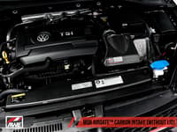 awe tuning vw gti/golf r mk7 1.8t/2.0t 8v (mqb) carbon fiber airgate intake w/o lid 2660-15260