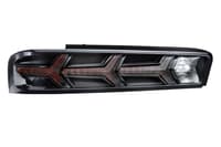 morimoto xb led tails: chevrolet camaro (16-18) (pair / lambo / smoked) lf401