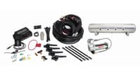 air lift performance 3h (1/4 air line 4 gal 7-port raw aluminum tank viair 444c comp) 27694