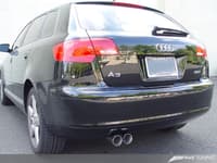 awe tuning 05-13 audi 8p a3 fwd cat-back performance resonated exhaust 3010-22016