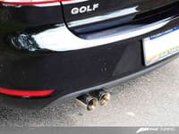 awe tuning 06-13 vw 2.5l golf/rabbit catback performance exhaust 3010-22020