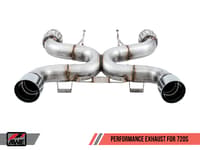 awe tuning 18-20 mclaren 720s performance exhaust - oem tips 3010-31002