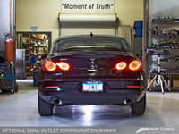 awe tuning 09-17 vw cc touring edition exhaust dual outlet - chrome silver tips 3010-32018