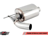 awe tuning 16-20 bmw f3x 335i / 435i touring edition axle-back exhaust - carbon fiber tips 3010-35002