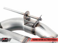 awe tuning 16-20 bmw f3x 335i / 435i touring edition axle-back exhaust - carbon fiber tips 3010-35002