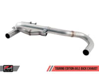 awe tuning 14-20 bmw f22 m235i / m240i touring edition axle-back exhaust - carbon fiber tips 3010-35006
