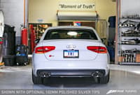 awe tuning 13-16 audi b8.5 s4 3.0t touring edition exhaust system - chrome silver tips (102mm) 3010-42016