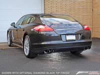 awe tuning 10-13 porsche panamera s/4s touring edition exhaust system - diamond black tips 3010-42034