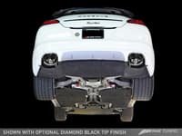 awe tuning 10-14 panamera turbo performance exhaust system touring edition diamond black tips 3010-43020