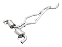 awe tuning 19-22 bmw m340i (g20) non-resonated touring edition exhaust (use oe tips) 3015-11058