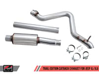 awe tuning 18-22 jeep wrangler jl/jlu 3.6l trail edition cat-back exhaust 3015-21003