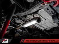 awe tuning 18-22 jeep wrangler jl/jlu 3.6l trail edition cat-back exhaust 3015-21003