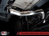 awe tuning 12-18 jeep wrangler jk/jku 3.6l trail edition cat-back exhaust 3015-21007