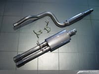 awe tuning 00-05 mk4 golf and gti cat-back performance exhaust - dual outlet 3015-22020