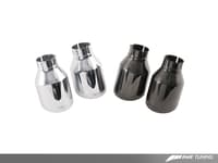 awe tuning 13-18 bmw f30 320i touring exhaust w/performance mid pipe - chrome silver tip (90mm) 3015-22042