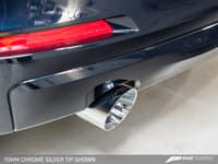 awe tuning 13-18 bmw f30 320i touring exhaust w/performance mid pipe - chrome silver tip (90mm) 3015-22042