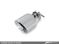 awe tuning 15-17 vw mk7 golf sportwagen touring edition exhaust w/chrome silver tips (90mm) 3015-22048