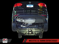awe tuning 11-13 vw mk6 jetta 2.5l touring edition exhaust - polished silver tips 3015-22060
