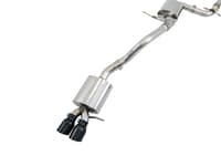 awe tuning 16-18 volkswagen jetta mk6 1.4t touring edition exhaust - chrome silver tips 3015-22064