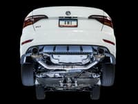 awe tuning 19-21 volkswagen jetta gli mk7 touring exhaust - chrome silver tips (fits high-flow dp) 3015-22070