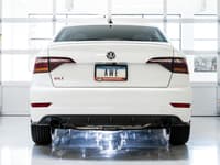 awe tuning 19-21 volkswagen jetta gli mk7 - resonated - track exhaust - diamond black tips (fits high-flow dp) 3015-23060