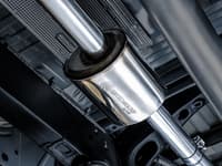 awe tuning 19-22 4th gen gm 1500 5.3l 0fg catback dual side exit (flat bumper) - diamond black tips 3015-23208