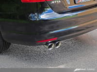 awe tuning 11-13 vw mk6 jetta tdi touring edition exhaust - silver tips 3015-22030