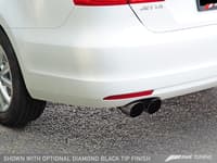 awe tuning 11-13 vw mk6 jetta tdi touring edition exhaust - diamond black tips 3015-23026