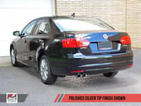awe tuning 11-13 vw mk6 jetta 2.5l touring edition exhaust - polished silver tips 3015-22060