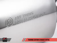awe tuning 05-14 vw mk5 jetta mk6 sportwagen 2.5l touring edition exhaust - polished silver tips 3015-22056