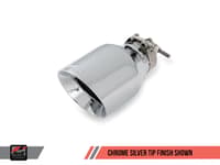 awe tuning 06-10 vw mk5 jetta 2.0t - gli touring edition exhaust - polished silver tips 3015-22062