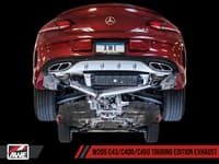 awe tuning 15-17 mercedes-benz w205 c450 amg / c400 touring edition exhaust 3015-31012