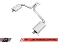 awe tuning 15-17 mercedes-benz w205 c450 amg / c400 touring edition exhaust 3015-31012