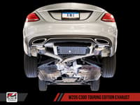 awe tuning 15-18 mercedes-benz w205 c300 touring edition exhaust 3015-31014