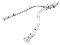 awe tuning 09-21 ram 1500 5.7l (w/cutouts) 0fg dual rear exit cat-back exhaust - chrome silver tips 3015-32002