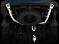 awe tuning 09-18 ram 1500 5.7l (w/cutouts) 0fg dual rear exit cat-back exhaust - diamond black tips 3015-33004