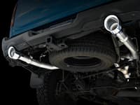 awe tuning 09-21 ram 1500 5.7l (w/cutouts) 0fg dual rear exit cat-back exhaust - chrome silver tips 3015-32002
