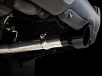 awe tuning 19-22 ram 1500 5.7l (w/cutouts) 0fg dual rear exit cat-back exhaust - diamond black tips 3015-33006