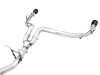awe tuning 19-22 ram 1500 5.7l (w/cutouts) 0fg dual rear exit cat-back exhaust - diamond black tips 3015-33006