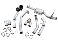 awe tuning 19-22 ram 1500 5.7l (w/cutouts) 0fg dual rear exit cat-back exhaust - diamond black tips 3015-33006