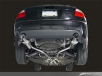awe tuning 02-05 audi b6 a4 3.0l touring edition exhaust - polished silver tips 3015-32012