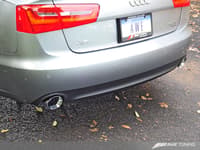 awe tuning 12-15 audi c7 a6 3.0t touring edition exhaust - dual outlet chrome silver tips 3015-32048