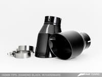 awe tuning 12-15 audi c7 a7 3.0t touring edition exhaust - dual outlet diamond black tips 3015-33064