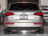 awe tuning 13-17 audi 8r q5 3.0t touring edition exhaust dual outlet chrome silver tips 3015-32050