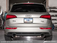 awe tuning 13-17 audi 8r q5 3.0t touring edition exhaust dual outlet diamond black tips 3015-33054