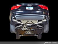 awe tuning 12-15 audi c7 a7 3.0t touring edition exhaust - dual outlet diamond black tips 3015-33064